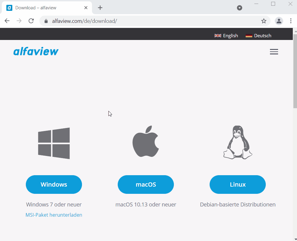 Der Installationsvorgang im Google Chrome-Browser als Schritt-für-Schritt GIF